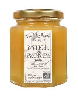 Miel de châtaignier bio - Miellerie Bousquets