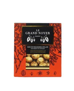 Noix de macadamia grillée aux baies de Sichuan - Le Grand Noyer