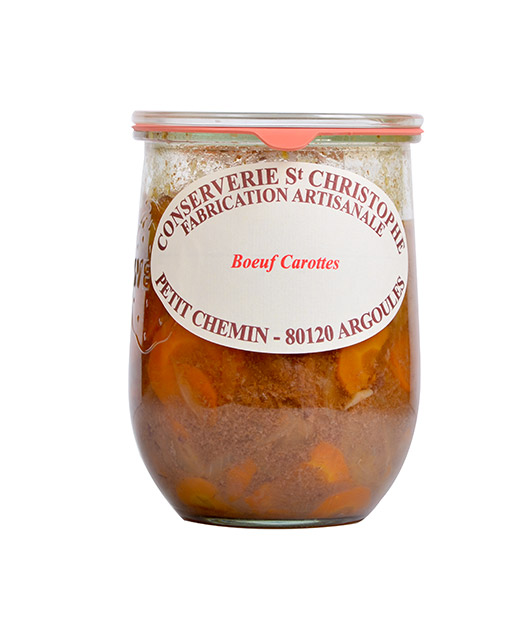 Plat cuisiné Boeuf carottes - Conserverie Saint-Christophe