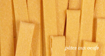 pates aux oeufs