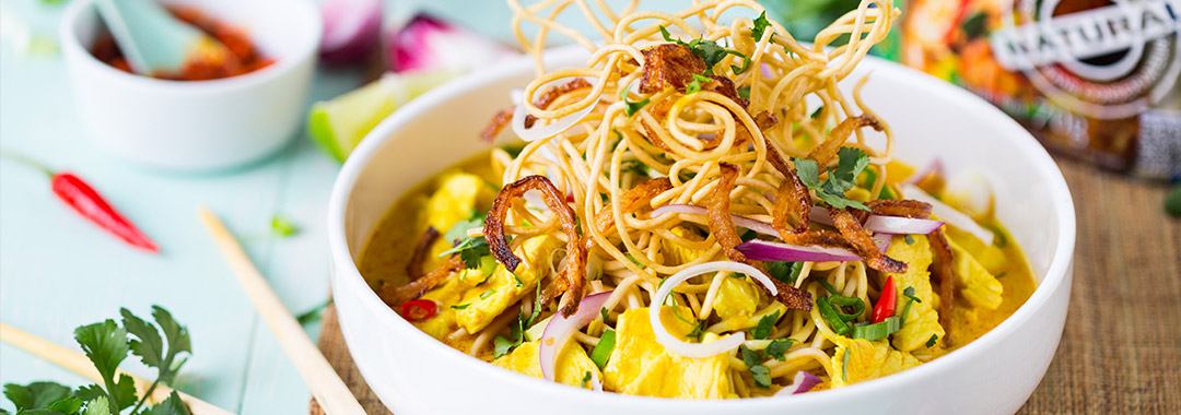 Khao Soy au curry rouge