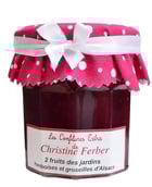 Confiture aux 2 fruits du jardin - framboises et groseilles d'Alsace - Christine Ferber