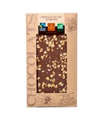 Tablette chocolat lait - noisettes bio - Bovetti