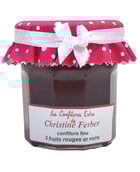 Confiture 3 fruits rouges et noirs - framboises, groseilles et myrtilles - Christine Ferber