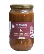 Civet de cerf sauce grand veneur