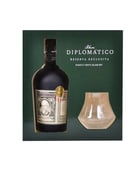 Coffret Rhum Diplomatico - Reserva Exclusiva et ses 2 verres - Diplomatico