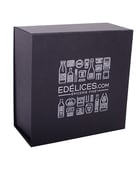 Coffret en carton noir Edélices - moyen - Edélices