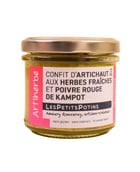 Artiherbe - Confit d'artichaut aux herbes fraîches et poivre rouge de Kampot - Les Petits Potins