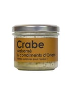 Rillettes de crabe, wakamé et condiments d’Orient