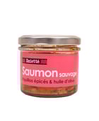 Emietté de saumon sauvage aux piquillos épicés et huile d'olive - L'Atelier du Cuisinier