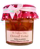 Gelée et pétales de coings à la rose