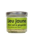 Rillettes de lieu jaune, citron vert et gingembre