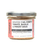 Mousse d'ail confit à la tomate, au basilic et au piment doux - Tomail - Les Petits Potins