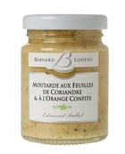 Moutarde feuilles de coriandre et orange - Fallot