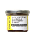 Olive verte au basilic, citron confit et piment - Olive verte - Les Petits Potins