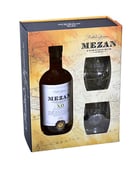 Coffret avec Rhum Jamaica XO + 2 verres - Mezan