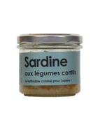 Rillettes de sardine aux légumes confits