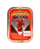 Sardines millésimées 2019 à l’huile d’olive vierge extra Saint Georges - La Belle-Iloise