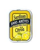 Sardines sans arêtes à l’huile d’olive et au citron