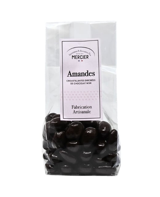 Amandes françaises enrobées de chocolat