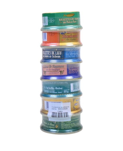Assortiment de 7 tartinables de la mer - Edélices