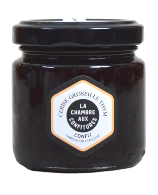 Confit cerise, groseille et thym - Edélices
