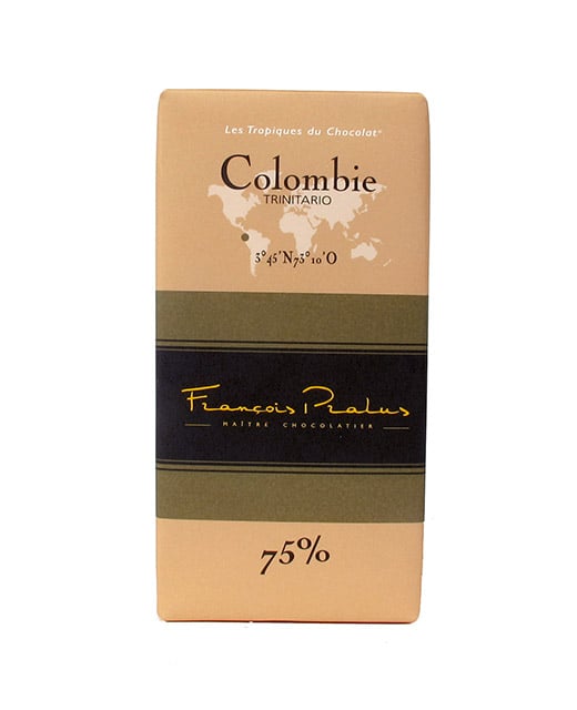 Tablette chocolat noir Colombie