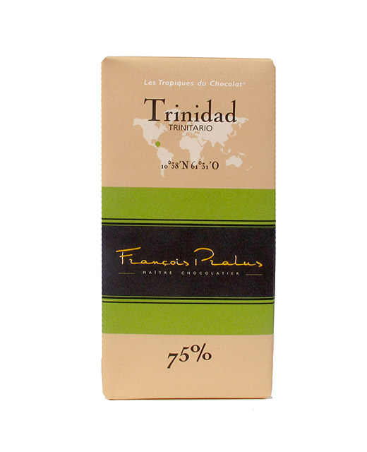 Tablette chocolat noir Trinidad - Edélices