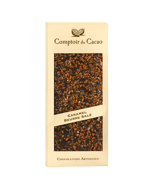 Tablette chocolat lait - caramel beurre salé d'Isigny AOP - Edélices