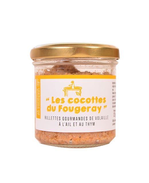 Rillettes de volaille à l’ail et au thym - Edélices
