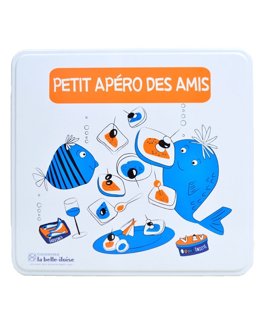 Coffret blanc - petit apéro des amis La Belle-Iloise