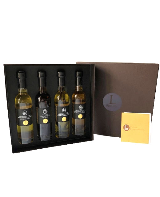 Coffret huiles de prestige - truffe, vanille, tonka et pistache Libeluile