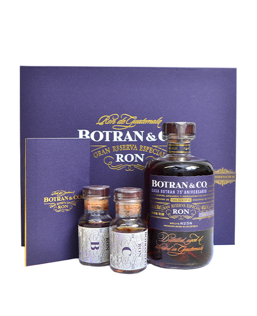 Coffret Rhum Botran - Cuvée 75ème anniversaire
