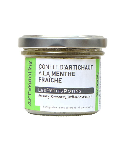 Artimenthe - Confit d'artichaut à la menthe fraiche - Edélices