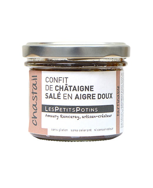 Chastail - Confit de châtaigne salé en aigre doux - Edélices