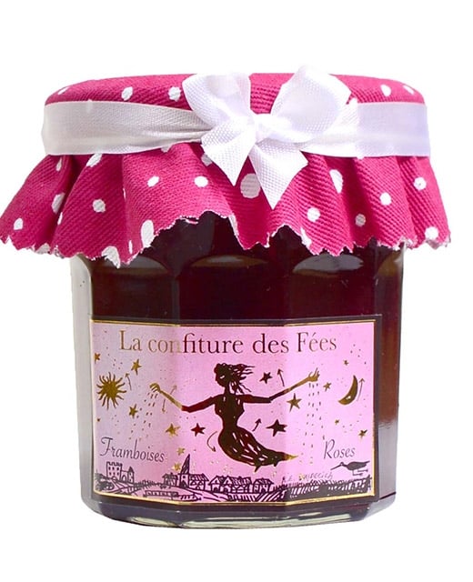 Confiture des fées - Framboises à la rose - Edélices
