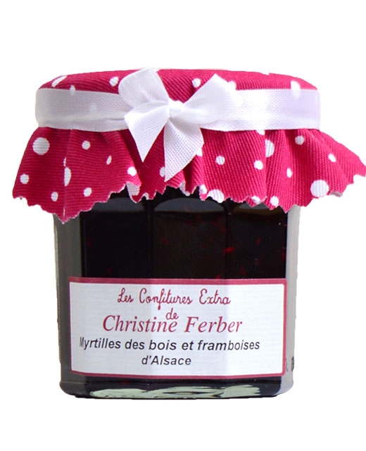 Confiture pour Lilly - myrtille et framboise - Edélices