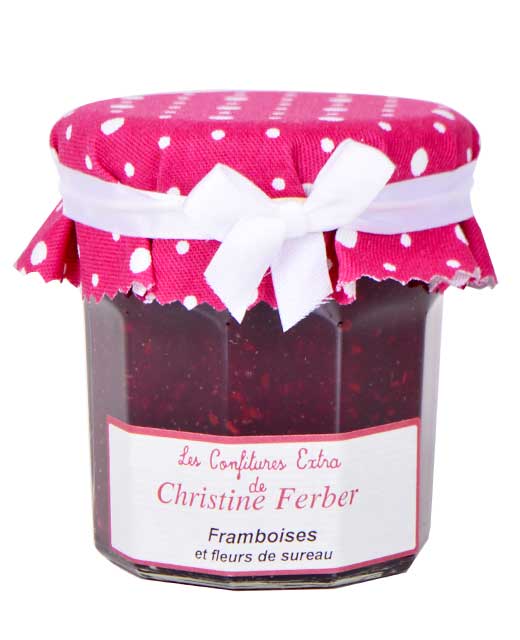 Confiture de framboises et fleurs de sureau - Edélices
