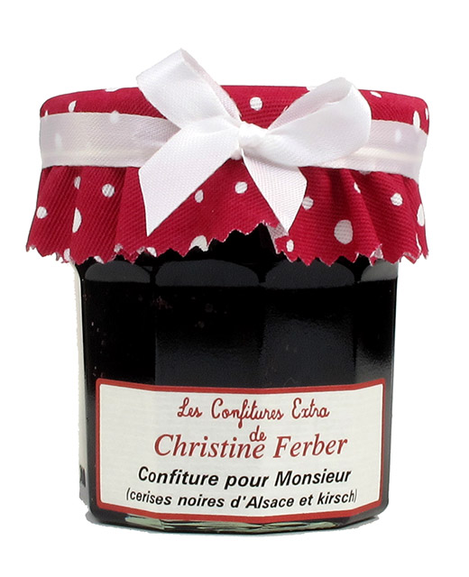 Confiture pour Monsieur - Cerises noires et eau de vie de kirsch
