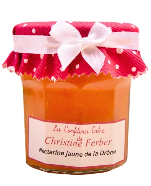 Confiture de nectarine jaune