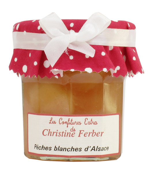 Confiture de pêches blanches