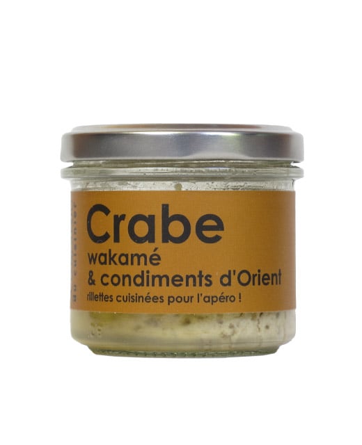 Rillettes de crabe, wakamé et condiments d’Orient - Edélices