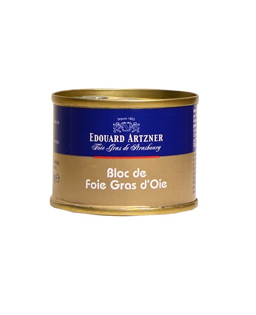 Bloc de foie gras d'oie 65 g - Edouard Artzner