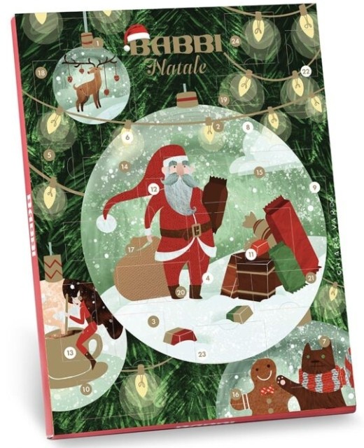 Calendrier de l'Avent - Gaufrettes et pralinés Babbi - Babbi
