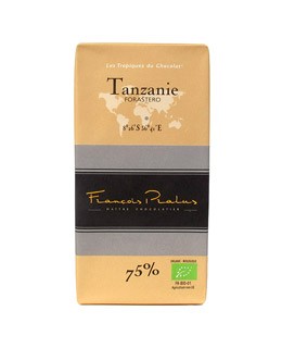 Tablette chocolat noir Tanzanie bio - Pralus