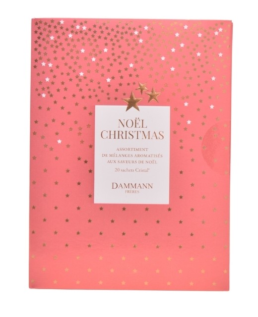 Coffret Assortiment de Noël - 20 sachets cristal  - Dammann Frères