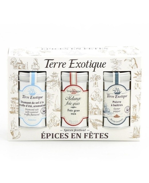 Terre Exotique - poivres, sels, épices, condiments et produits sucrés