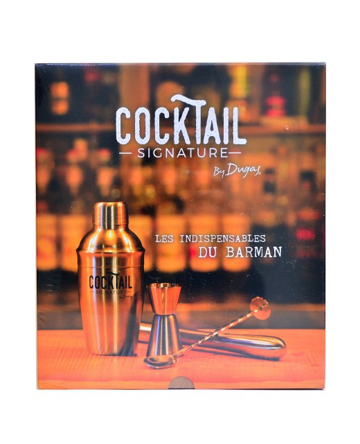 Coffret mixologie - cocktail signature 4 ustensiles - Dugas