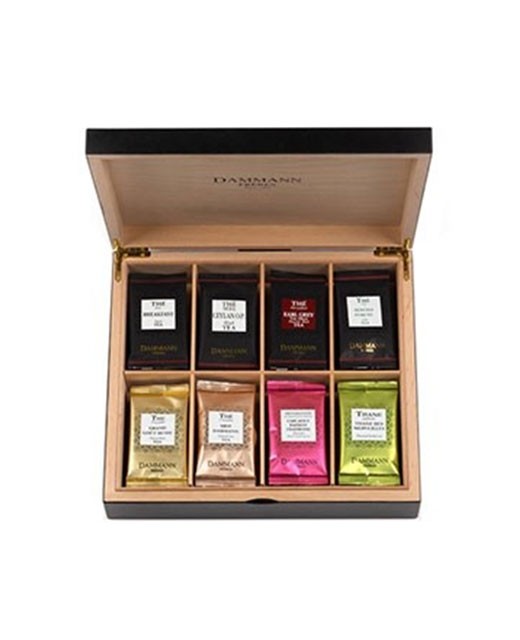 Coffret thé Bois - Dammann Frères - Edélices