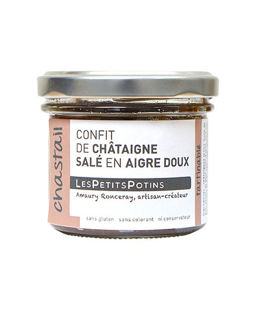 Chastail - Confit de châtaigne salé en aigre doux - Les Petits Potins